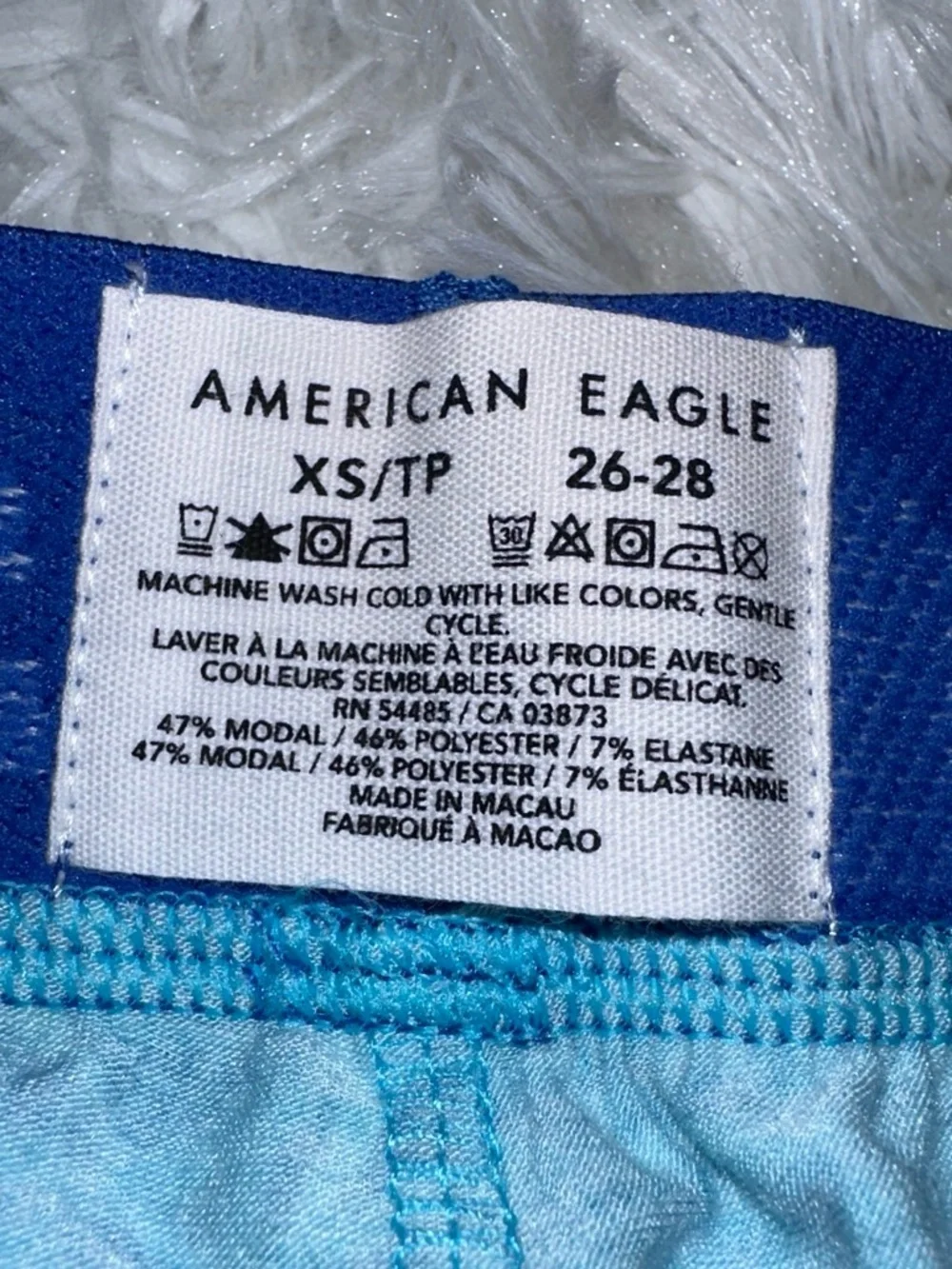 American Eagle Outfitters Men's Blue Tropical Print Boxers